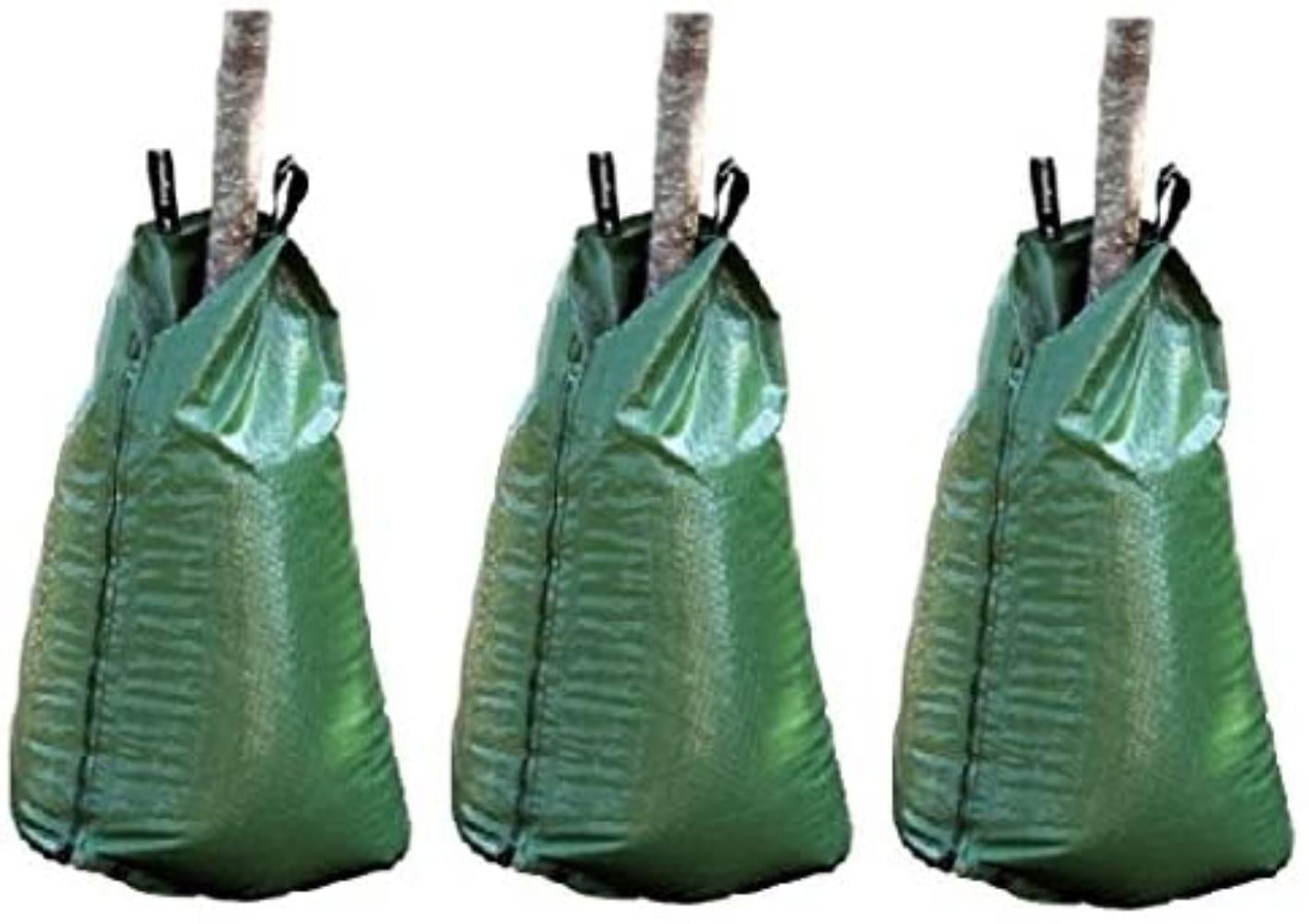 2 Pack 15 Gallon Slow Release Watering Bag for Trees Remiawy Tree Watering Bag Tree Irrigation Bag Made of Durable PVC Material with Zipper 