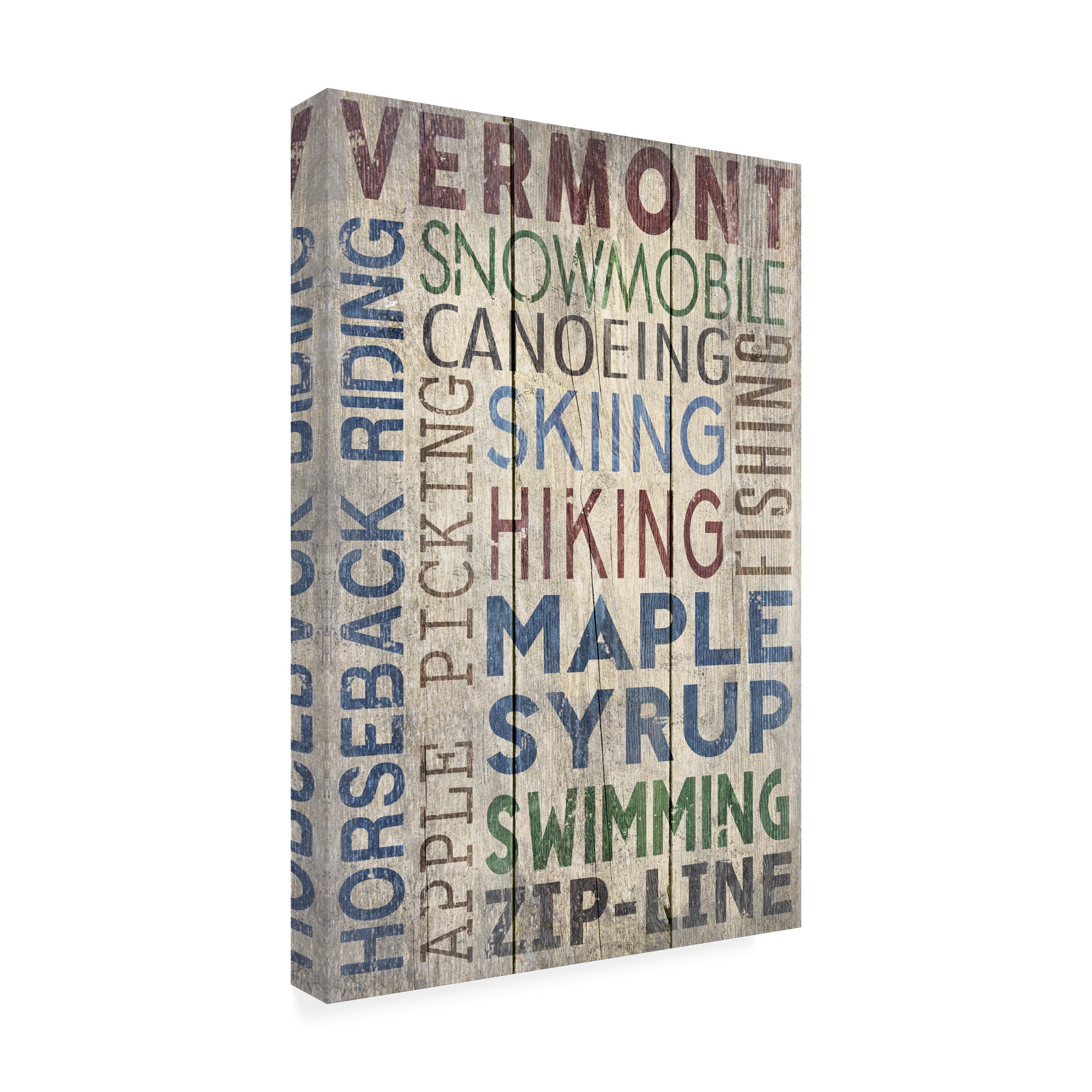 Lantern Press 'Vermont' Canvas Art