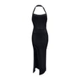 thumbnail image 3 of Wdgfv Robe à Sequins pour Femmes Robe de Soirée Formelle à Bretelles Sophistiqué Longue Robe pour Sortie Nocturne Noir G, 3 of 3