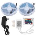 thumbnail image 1 of Peahefy LED Tape Light,Flexible Tape Lights,IP65 Waterproof RGB Strip Light Color Changing 600LED Light Dimmable For Outdoor Decor US 100‑240V, 1 of 8