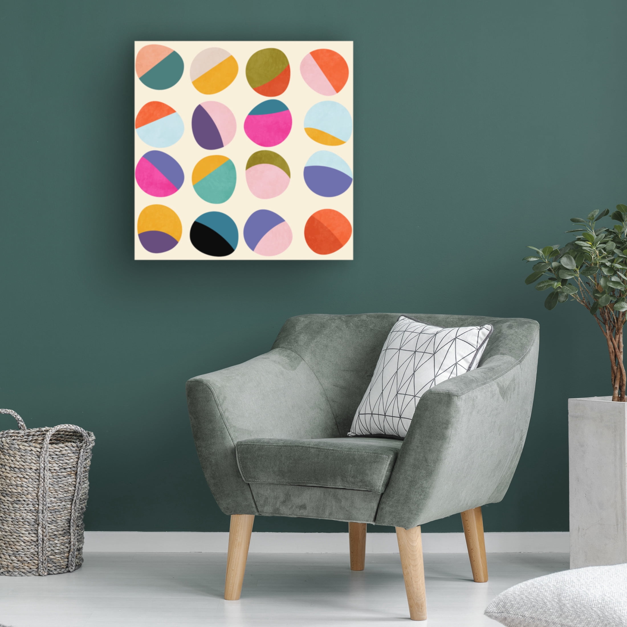 Trademark Fine Art Ana Rut Bre Pattern3 Mid Bunt 6 Canvas Wall Art