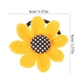 thumbnail image 2 of Hytrove 6Pcs Girl Student Hair Barrettes Cloth Yellow Use, 2 of 7