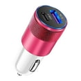 thumbnail image 1 of 3.1A USB C PD Car Charger Aluminum Steel Design Portable USB Power Car Adapter For Phones & Devices Fast Charging Metal Auto Charger 24v to 12v Converter Din Heater for Car Interior Car Heater Fan, 1 of 4