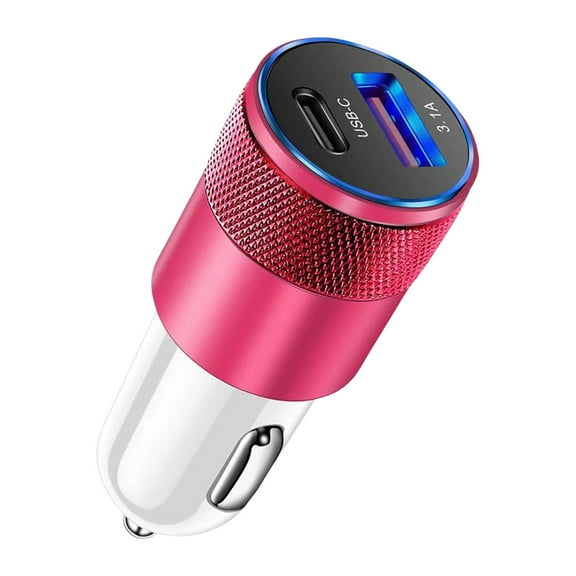 3.1A USB - C PD Car Charger for Phones & Devices Aluminum Steel Portable Fast Charging Adapter