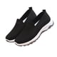 thumbnail image 3 of Zapatillas deportivas informales, ligeras, transpirables, antideslizantes, de suela blanda y planas, de moda, talla 38, negras, para mujer, 3 of 8