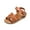 BC222-Brown, variant on Little Girl Gold Sandals Size 13 Easter Flower Girl Dress Shoes Open Toe Little Kid Summer Flats