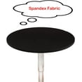 thumbnail image 2 of JISEN Cocktail Spandex Round Tablecloth Fitted Stretchable Table Cap 18-22 Inch A-Black, 2 of 5