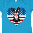 thumbnail image 4 of Inktastic Boston Terrier Dog US Flag July 4th Boys or Girls Baby Bodysuit, 4 of 5