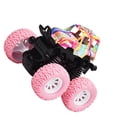 thumbnail image 3 of FELTECHELECTR Vehículo todoterreno de juguete, modelo de automóvil de inercia, modelo de coche de juguete, coche de juguete antiimpacto, vehículo de tracción en las cuatro ruedas, juguete rosa, 3 of 6
