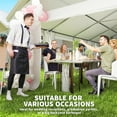 thumbnail image 4 of Outsunny 19.5' x 39' Party Tent, Heavy Duty Sun Shade Canopy Tent with 2 Doors and 20 Windows, White, 4 of 10