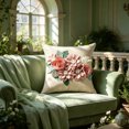 thumbnail image 4 of JWH 3D Flower Throw Pillow Cover Aesthetic Decorative Floral Accent Pillow Case Handmade Pillowcase for Bed Living Room Couch Office 18x18inch Pink, 4 of 11
