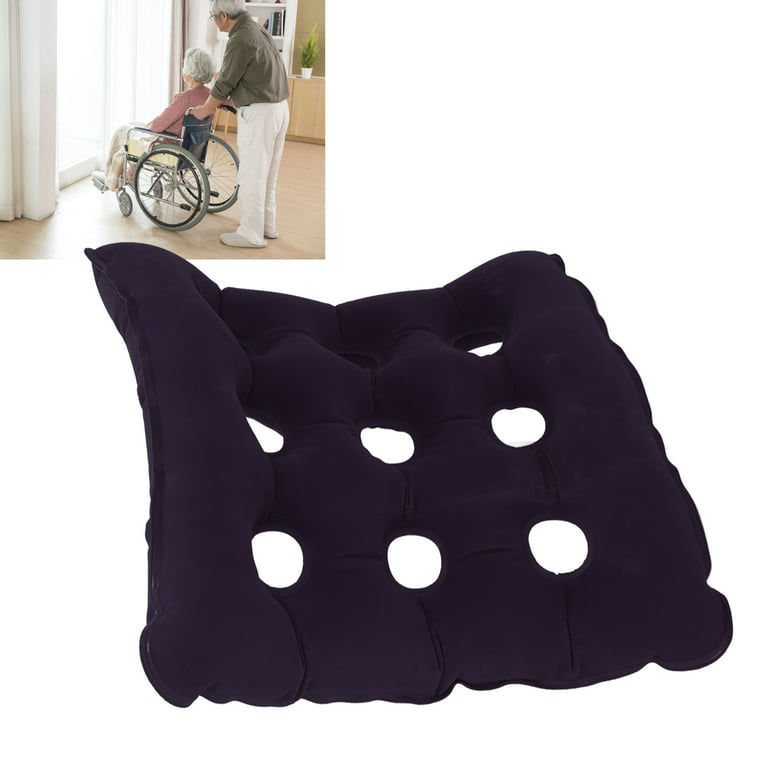 For Wheelchair Home Breathable Leakproof Pressure Sores Inflatable Seat  Cushion