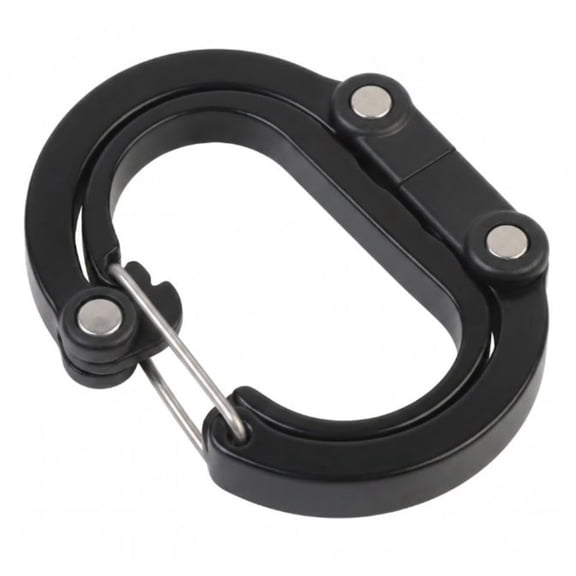 Multifunctional 360 Degree Rotating Hook PLA Camping Hiking Travel Carabiner, Multicolor
