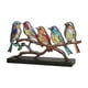 thumbnail image 2 of Adorno de mesa de pájaros en rama, colección de figuras decorativas para interiores, estatua de pájaro para chimenea, estante de entrada, sala de , 5 5 pájaros, 2 of 8