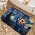 thumbnail image 2 of 1pc The Hand with an Eye Absorbent Non-Slip Bathroom Thickened Flannel Rug Decor,Soft,Quick Drying,Suitable For Indoor/outdoor Use,Bathrooms,Bedrooms,Kitchens,Terrace,Laundry Rooms,16"x24", 2 of 9