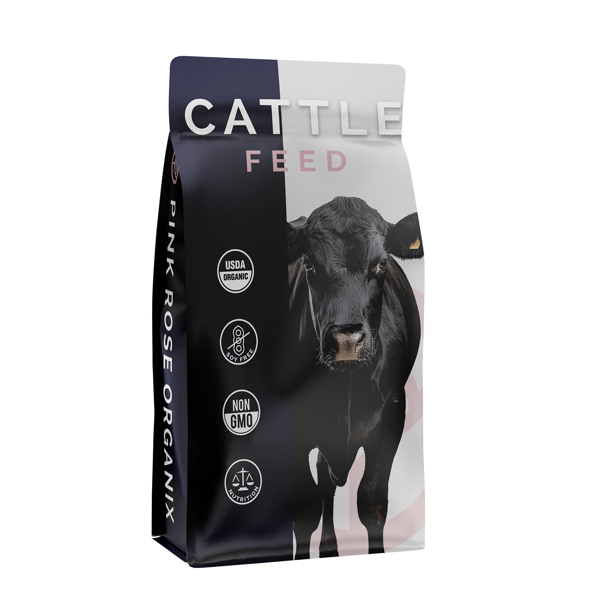 Pink Rose Organix Beef Grower Pellet Feed, 40lb