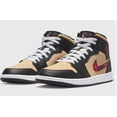 thumbnail image 1 of New N I-K-E A i r-Jor-dan 1 Mid SE Shoes Tartan Swoosh Fall/Winter Black-Brown SIZES, 1 of 6