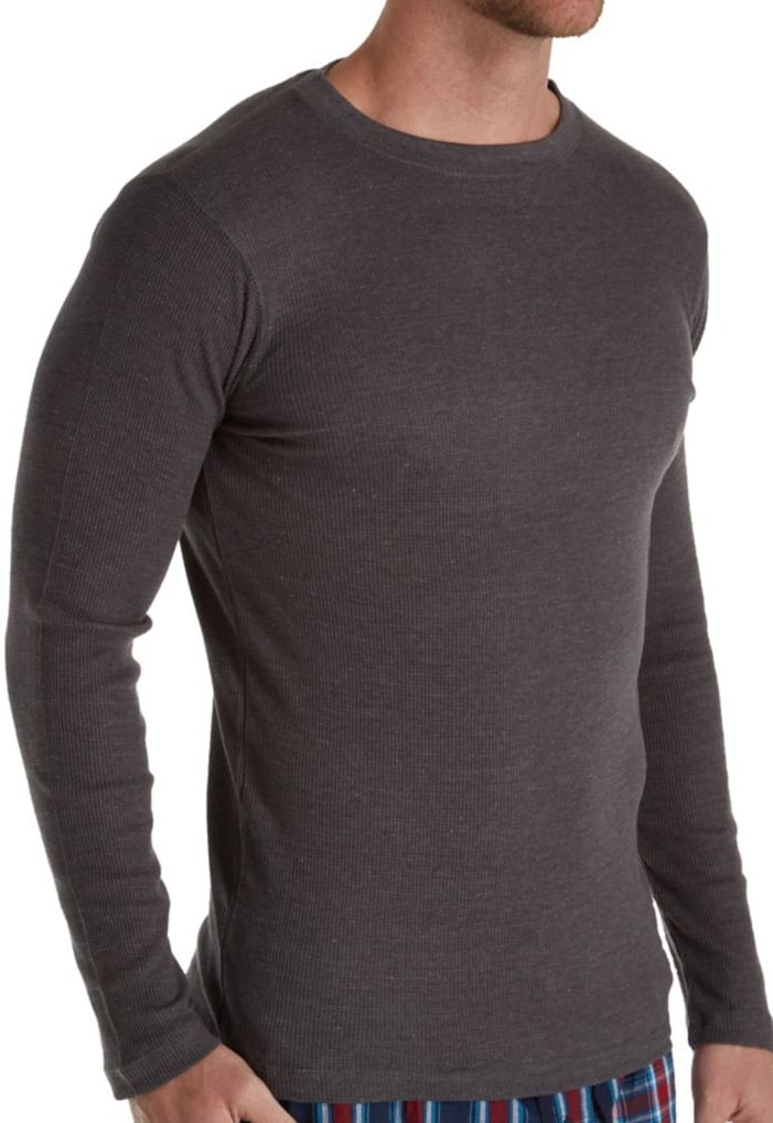 hanes waffle t relaxed fit