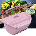 thumbnail image 1 of Batería de Cocina Fish Bowl Steamer Color sólido Silicona para microondas Horno Asado Utensilios de cocina Wdftyju Libre de BPA, 1 of 8