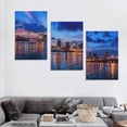 thumbnail image 4 of Shangniulu Canvas Print Wall Art, City Dusk Skyline Architecture &amp; Maps Cityscape Photography Realism Global Scenic for Living Room, Bedroom, Office Decoration, 4 of 4