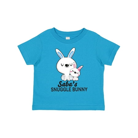 

Inktastic Sabas Snuggle Bunny Easter Gift Toddler Toddler Girl T-Shirt