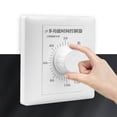 thumbnail image 2 of Time Switch Home Timer Switch Kitchen Mechanical Timer Switches Sockets Cover Timer Switch 86mm Light Switch 220V White 60 minutes, 2 of 5