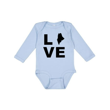 

Inktastic Love Maine Gift Baby Boy or Baby Girl Long Sleeve Bodysuit