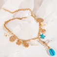 thumbnail image 4 of Shell Necklace for Women Seashell Necklace Beach Charm Necklace Pearl Starfish Beaded Necklace Layered Charm Necklace Beach Essentials Summer Outfits for Women, 4 of 6
