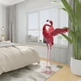 thumbnail image 3 of 40" Pink Flamingo Bird Iron Ornament Outdoor Garden Stake Sculpture Yard Lawn Art Statue, 3 of 16