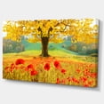 thumbnail image 2 of Beautiful Autumn Yellow Tree - Floral Canvas Art Print, 2 of 3