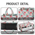 thumbnail image 4 of Large Capacity Tote Bag,Pioneer Flower Floral Print Pattern Handbag Fashion Luxury Tote Bag,15.7"x13"x 5.1" Inches,Laptop Compatible, 4 of 6