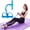 Blue, variant on Fitness Resistance Bands-4 Tube Pedal Ankle Puller 2026 Upgrade Stretch Bands for Exercise Sit Up Exercise Equipment AB Training Auxiliary Device Workout Equipment for Women Men(Purple)