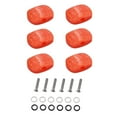 thumbnail image 2 of 6Pcs Acrylic Pegs Buttons Machine Heads Knobs with Screws for Classical Guitars - Jade Red, 2 of 10