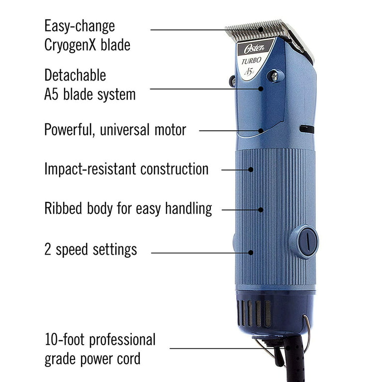 Oster Turbo A5 2 Speed Clipper w/10