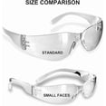thumbnail image 2 of Rugged Blue Small Faces Protective Eyewear Safety Glasses - Clear - 3 PK, 2 of 2