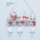 thumbnail image 1 of Colgantes de puerta de madera para Navidad, adornos navideños, Papá Noel, muñeco de nieve, alce, bienvenida, Feliz Año Nuevo, decoración del hogar, regalos de navidad, 1 of 4