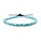 thumbnail image 4 of Nvzi Pulseras de cuentas para hombres: pulsera de cuentas ajustable con cuentas de cristal curativo de 4 mm, color azul, 4 of 4
