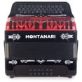 thumbnail image 3 of Montanari CM II Accordion, 3-Switch, Black with Red, 12-Bass, 3 of 9