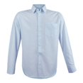 thumbnail image 1 of Camisa Simply Basic Talla M Casual Manga Larga Lisa Azul Cielo, 1 of 4