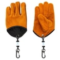 thumbnail image 2 of Klonfd Fire Cowhide With Flame Retardant Interior And Magnetized Design For Grilling And Use, 2 of 6