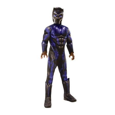 Rubies Deluxe Light Up Black Panther Boys Halloween Costume