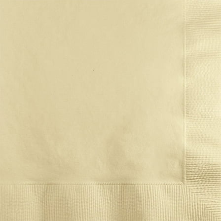 600 Count Bulk Pack Ivory 2 ply Beverage Napkins
