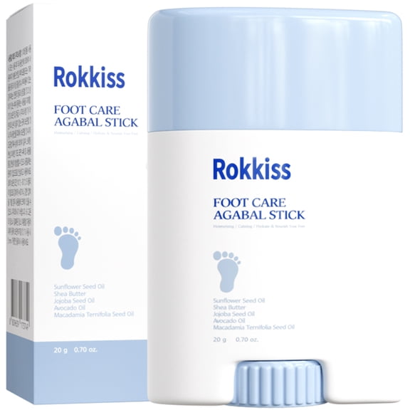 ROKKISS Foot Care Agabal Stick, Hydrating & Smoothing Foot for Dry Heels, 0.70 oz