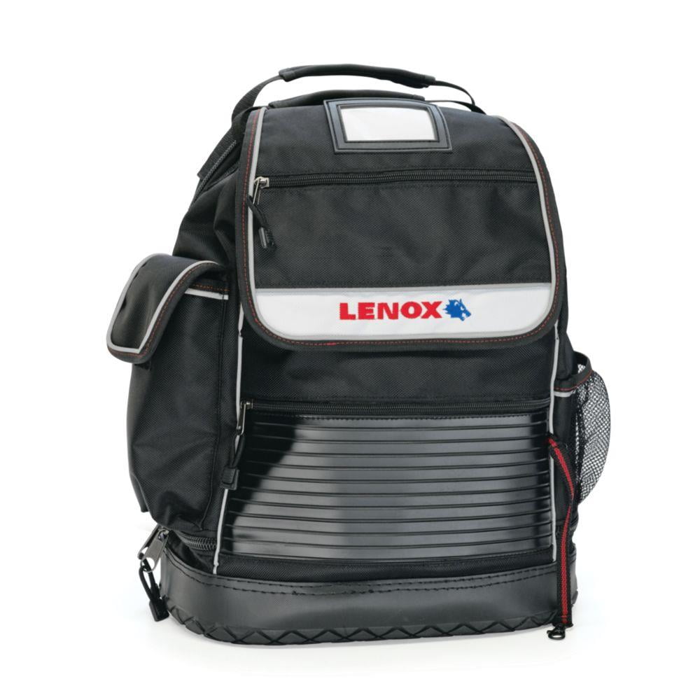Lenox Lenox1894646 Ballistic Nylon Zippered Backpack Tool Bag