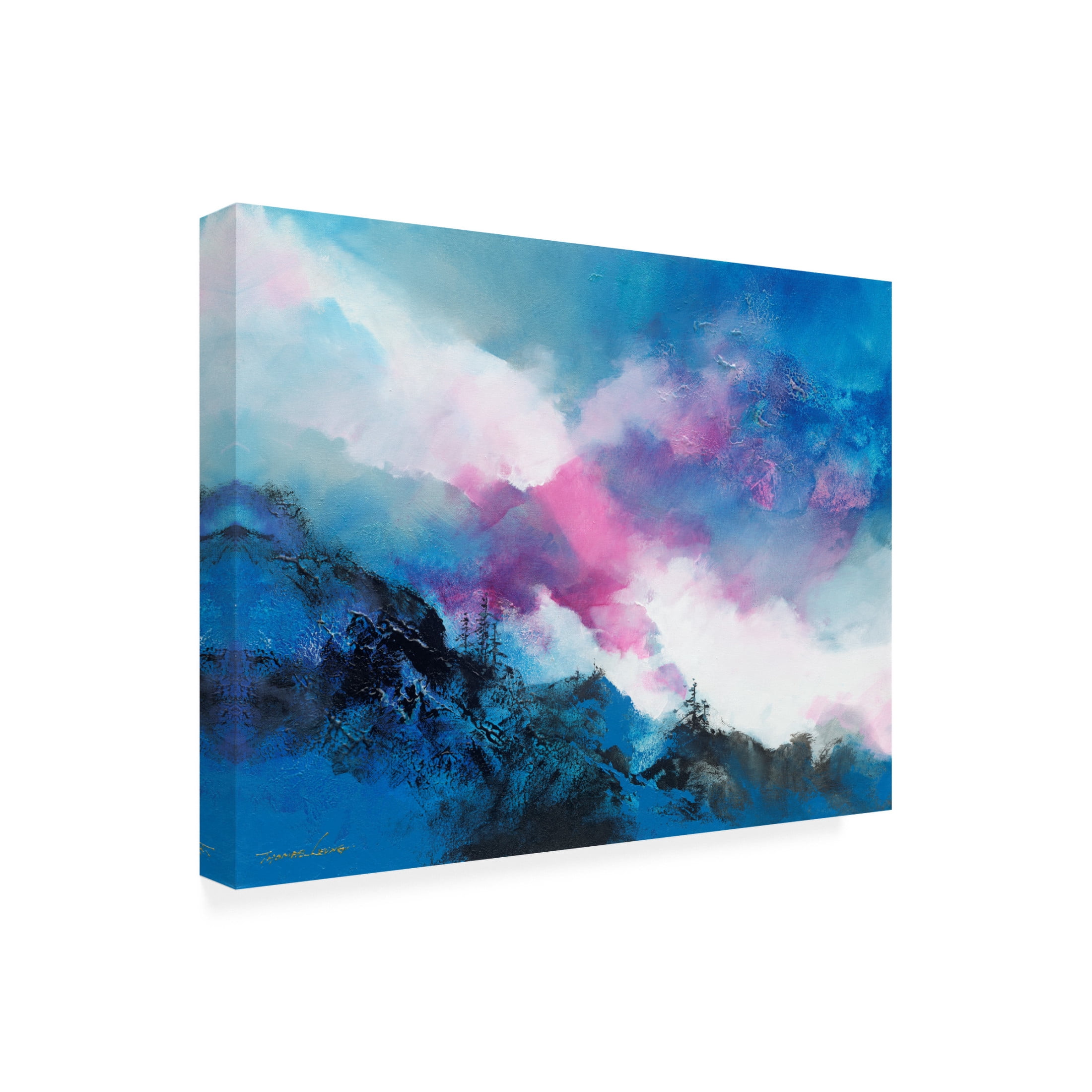Canvas Wall Art - Thomas Leung 'Above the Clouds 1' Wall Art for Living Room, Bedroom, or Office Décor by Trademark Fine Art - 24 x 18 Inches