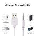 thumbnail image 4 of Cable de carga Densleonis de 2,5 mm USB a DC, paquete de 2, 4 of 4
