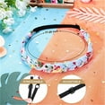 thumbnail image 4 of Casewin Floral Headband for Girls,4Pcs Adjustable Braided Hairband Braid Head Bands for Teen Girl Women,Cotton Flower Hair Accessories for Birthday Party Daily, 4 of 6