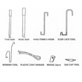 thumbnail image 3 of Car Door Lock Out Emergency Open Unlock Key Tools Kit + Black Air Pump Universal, 3 of 5