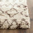 thumbnail image 4 of SAFAVIEH Casablanca Domhnall Southwestern Shag Runner Rug, Ivory/Black, 2'3" x 6', 4 of 5