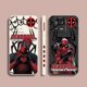 thumbnail image 2 of Phone Case For Xiaomi POCO F3 F4 F5 M2 M3 M4 M5 X2 X3 X4 X5 GT Pro 4G 5G Capa Funda Simple Liquid Silicone Case Marvel Deadpool, 2 of 5